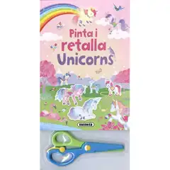 LIBRO SUSAETA PINTA Y RETALLA UNICORNS S8104-1