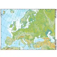 MM. EUROPA FISICO (COLOR) TEIDE 9788430771646