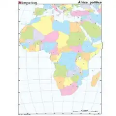 MM. AFRICA POLITICO (COLOR) TEIDE 9788430771837