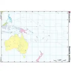 MM. OCEANIA POLITICO (COLOR) TEIDE 9788430771950
