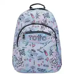 Material MOCHILA SIMPLE ACUARELES 3JM 33X44X14CM TOTTO 