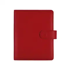AGENDA ANILLAS EASY LEO 1000 1 DIA PAGINA VERMELL CAT