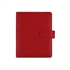 AGENDA ANILLAS EASY LEO 500 1 DIA PAGINA ROJO