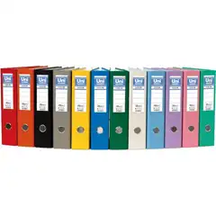 ARCHIVADOR 65MM FOLIO C/OLLAO Y RADOS GRIS UNISYSTEM GRAFOPLAS 092473