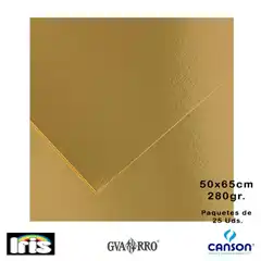 Material CARTULINA 50X65 CANSON 280G ORO