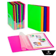 CARPETA CARCHIVO 40 FUNDAS ESPIRAL PP A4 CON GOMA AZUL (53404050)