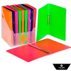 Material CARPETA CARCHIVO 4 ANILLAS PP GOMA PLANA VIOLETA (7402K56)