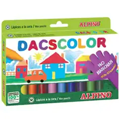 Material CERAS SEMIBLANDAS DACSCOLOR 12 UNIDADES ALPINO 4395 (DC050290)