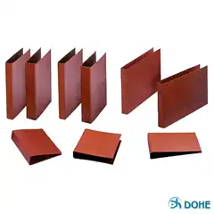 Material CARPETA DOHE CARTON CUERO 2 ANILLAS 25 MM. 4º (9561)
