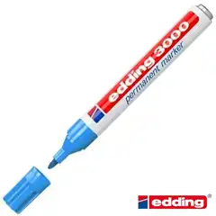 Material ROTULADOR EDDING 3000 PERMANENTE P. CONICA FINA AZUL CIELO CARLOS WENDEL (3000-10)