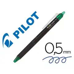 Material BOLIGRAFO PILOT FRIXION POINT CLICKER BORRABLE 0,5MM VERDE NEFPC