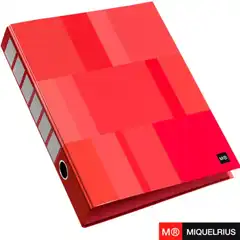 ARCHIVADOR LUMINE ROJO MR 14424