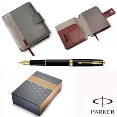 Material SET BOLÍGRAFO PK SET16 SON BLK 18KFP GT + NBC 1978402 PARKER