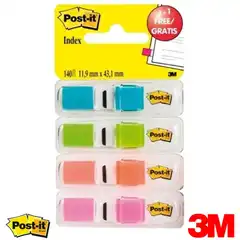 Material INDEX POST-IT PACK 3+1 DISPENSADORES 35 INDEX PEQ. (39955)