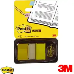 Material INDEX POST-IT AMARILLO 1 PULGADA 50 UDS 3M (70071392834) 14537
