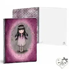 Material LIBRETA GORJUSS A4 80 HJ CUADROS OOPS A DAISY SANTORO GORJUSS