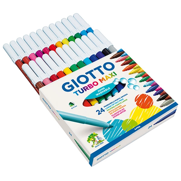 ROTULADOR GIOTTO TURBO MAXI CAJA DE 24 UDS. (455000) 28842 ROTULADOR GIOTTO TURBO MAXI CAJA DE 24 UDS. (455000) 28842