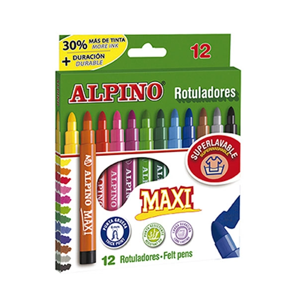 ROTULADOR ALPINO PUNTA GRUESA ROTULADOR ALPINO PUNTA GRUESA