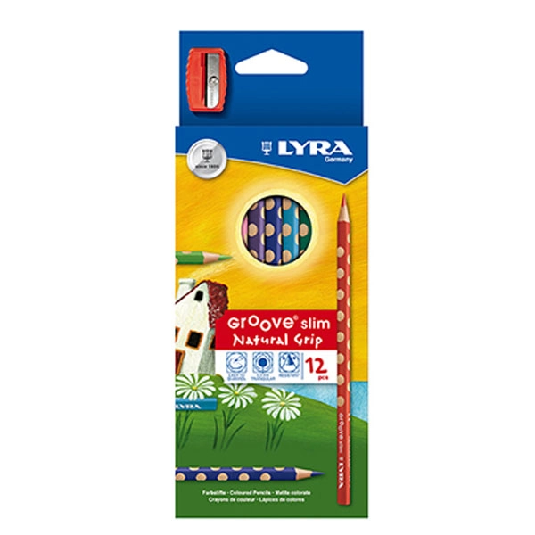 LAPIZ TRIANGULAR LYRA ERGONOMICO GROOVE SLIM 12 UDS. + SACAPUNTAS REGALO (2821120) LAPIZ TRIANGULAR LYRA ERGONOMICO GROOVE SLIM 12 UDS. + SACAPUNTAS REGALO (2821120)