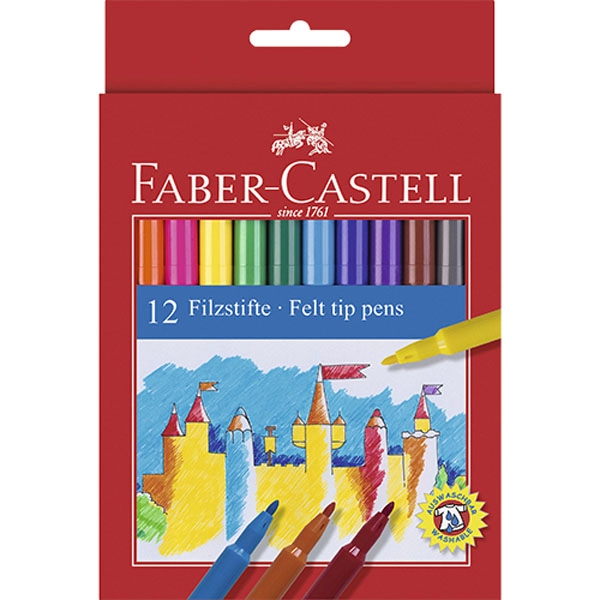 ROTULADORES FABER CASTELL 12 UDS. (554212) ROTULADORES FABER CASTELL 12 UDS. (554212)