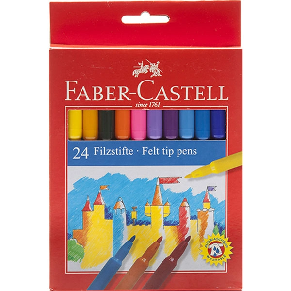 ROTULADORES FABER CASTELL 24 UDS. (554224) ROTULADORES FABER CASTELL 24 UDS. (554224)