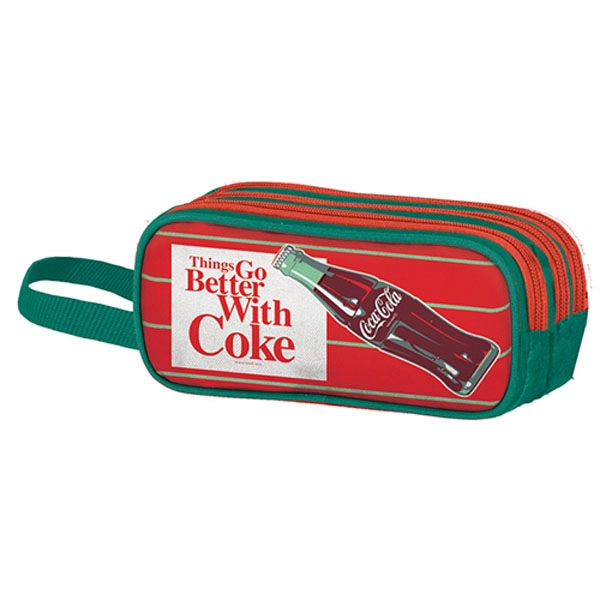 PORTATODO TRIPLE COCA COLA COKE (50286) PORTATODO TRIPLE COCA COLA COKE (50286)