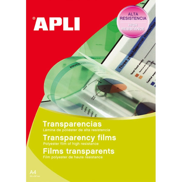 TRANSPARENCIA APLI A4 50H PARA INK-JET (01230) TRANSPARENCIA APLI A4 50H PARA INK-JET (01230)