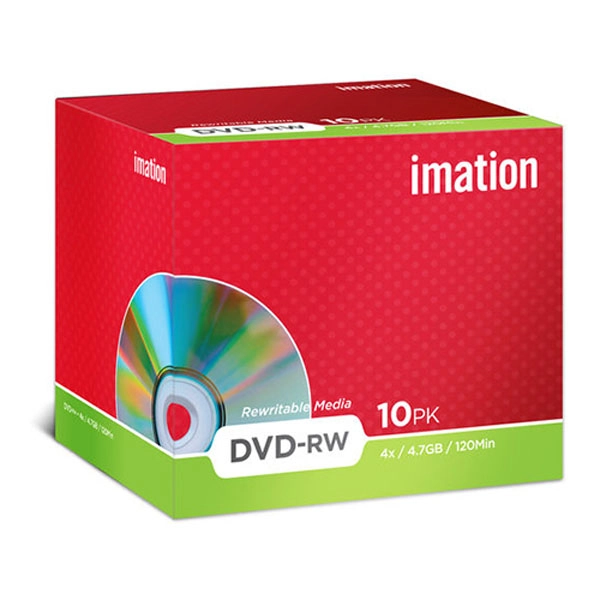 DVD - RW IMATION 4,7 GB 4X REGRABABLE (416730) DVD - RW IMATION 4,7 GB 4X REGRABABLE (416730)