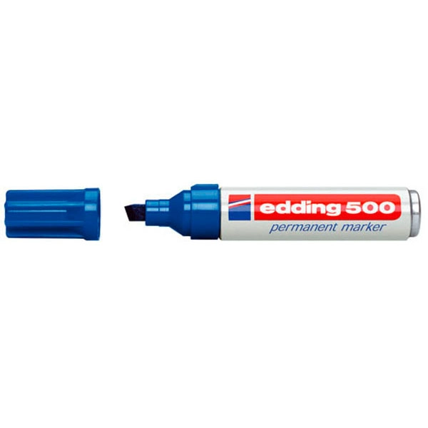 ROTULADOR EDDING 500 PERMANENTE PUNTA BISELADA AZUL (10500-03) 7278 ROTULADOR EDDING 500 PERMANENTE PUNTA BISELADA AZUL (10500-03) 7278