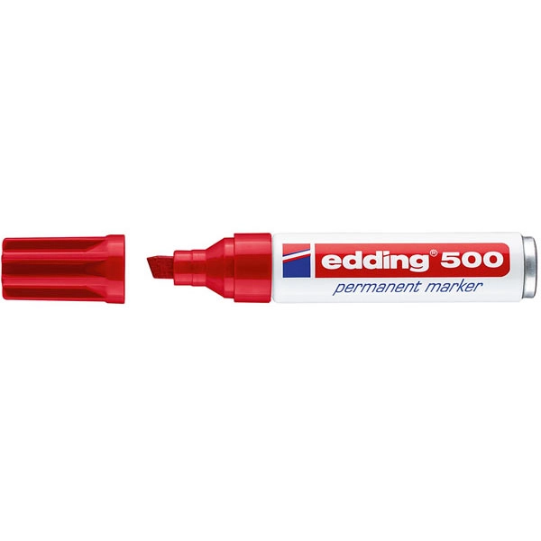 ROTULADOR EDDING 500 PERMANENTE PUNTA BISELADA ROJO (10500-02) 7317 ROTULADOR EDDING 500 PERMANENTE PUNTA BISELADA ROJO (10500-02) 7317