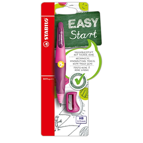 PORTAMINAS STABILO EASYergo START ZURDO ROSA (B-46864-3) PORTAMINAS STABILO EASYergo START ZURDO ROSA (B-46864-3)