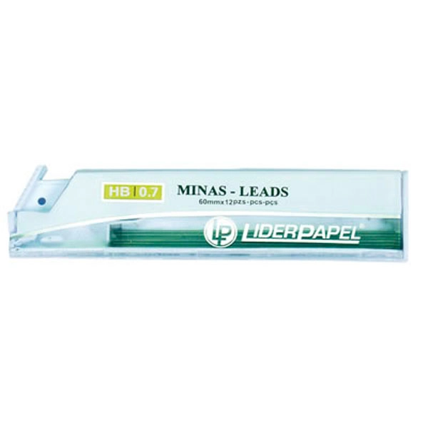 MINAS LIDERPAPEL TUBO DE 12 0,7 MM. HB (35822) MINAS LIDERPAPEL TUBO DE 12 0,7 MM. HB (35822)