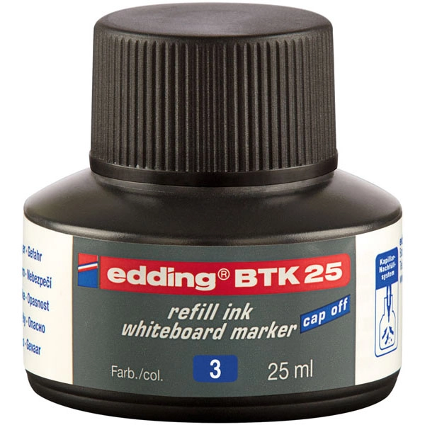 TINTERO DE RECARGA EDDING 25 ML. AZUL (BTK 25-03) TINTERO DE RECARGA EDDING 25 ML. AZUL (BTK 25-03)