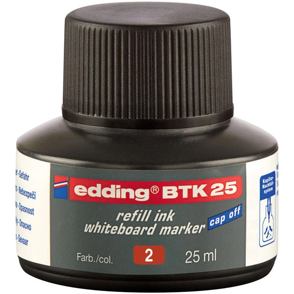 TINTERO DE RECARGA EDDING 25 ML. ROJO (BTK 25-02) TINTERO DE RECARGA EDDING 25 ML. ROJO (BTK 25-02)