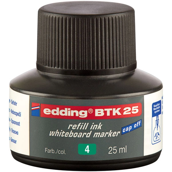 TINTERO DE RECARGA EDDING 25 ML. VERDE (BTK 25-04) TINTERO DE RECARGA EDDING 25 ML. VERDE (BTK 25-04)