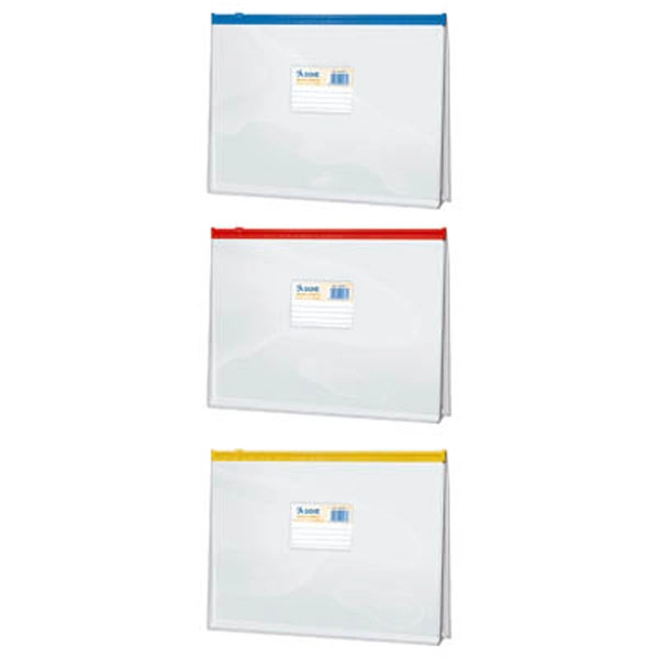 BOLSA DOHE ZIPPER A4 EXPANDIBLE AZUL (91190) BOLSA DOHE ZIPPER A4 EXPANDIBLE AZUL (91190)