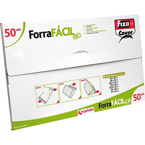 FORRAFACIL FIXO P.P. SOLAPA AJUSTABLE 280X520 MM. (01004100) FORRAFACIL FIXO P.P. SOLAPA AJUSTABLE 280X520 MM. (01004100)