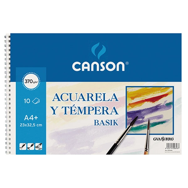BLOCK CANSON ACUARELA BASIK ESPIRAL 10 HOJAS A4+ (200400698) 13028 BLOCK CANSON ACUARELA BASIK ESPIRAL 10 HOJAS A4+ (200400698) 13028
