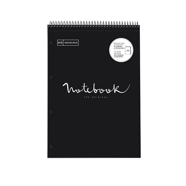 CUADERNO MIQUELRIUS ESPIRAL SUPERIOR NB-1 A4 REPORTER 80 HOJAS CDLA. 90 GRS. EMOTIONS NEGRO (46085) CUADERNO MIQUELRIUS ESPIRAL SUPERIOR NB-1 A4 REPORTER 80 HOJAS CDLA. 90 GRS. EMOTIONS NEGRO (46085)