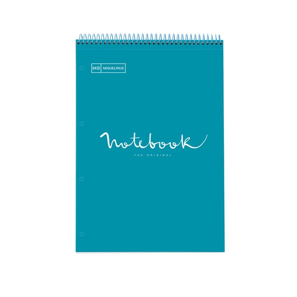 CUADERNO MIQUELRIUS ESPIRAL SUPERIOR NB-1 A4 REPORTER 80 HOJAS CDLA. 90 GRS. EMOTIONS TURQUESA (46087) CUADERNO MIQUELRIUS ESPIRAL SUPERIOR NB-1 A4 REPORTER 80 HOJAS CDLA. 90 GRS. EMOTIONS TURQUESA (46087)
