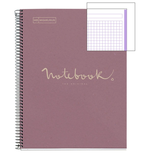 CUADERNO MIQUELRIUS NB-1 A4 80 HOJAS CDLA. ECOLAVANDA EMOTIONS (6090) CUADERNO MIQUELRIUS NB-1 A4 80 HOJAS CDLA. ECOLAVANDA EMOTIONS (6090)