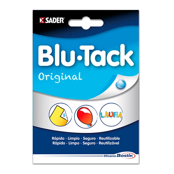 BLU TACK AZUL ORIGINAL PLICO 57 GRS. (1689) BLU TACK AZUL ORIGINAL PLICO 57 GRS. (1689)