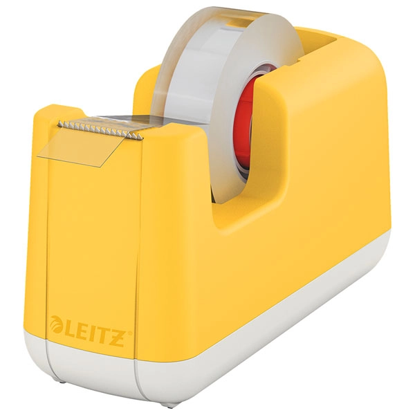 DISPENSADOR CINTA ADHESIVA LEITZ COSY AMARILLO (53670019) DISPENSADOR CINTA ADHESIVA LEITZ COSY AMARILLO (53670019)