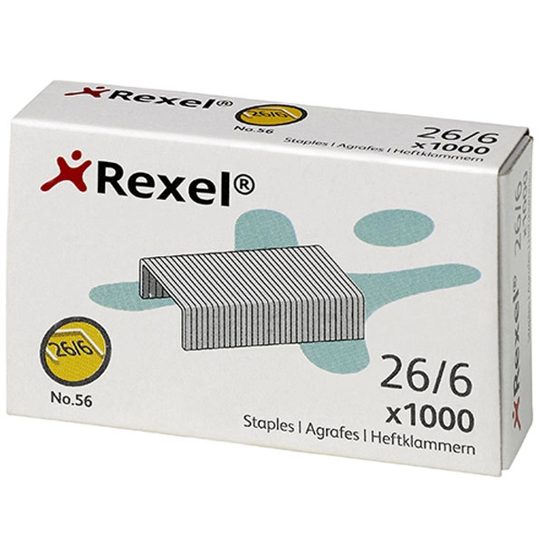 GRAPAS REXEL 26/6 (Nº 56) (1000 UDS.) (06131) GRAPAS REXEL 26/6 (Nº 56) (1000 UDS.) (06131)