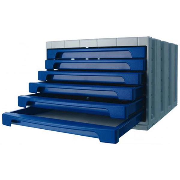 MODULO ARCHIVO 2000 6 CAJONES ARCHIVOTEC AZUL (01A6006AZ) MODULO ARCHIVO 2000 6 CAJONES ARCHIVOTEC AZUL (01A6006AZ)