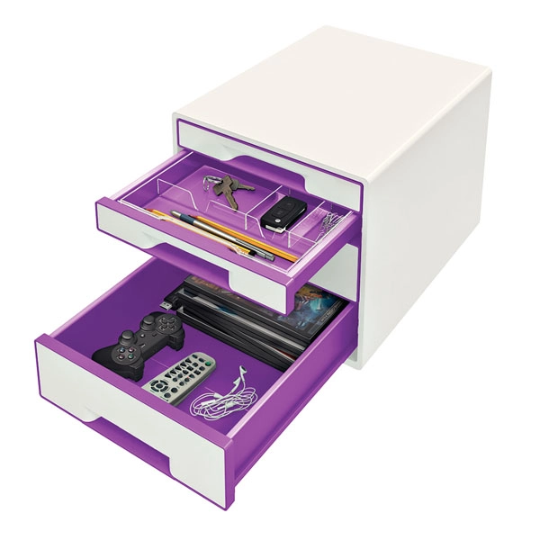 BUCS DE CAJONES WOW DESK CUBE 4 CAJONES (2 GRANDES Y 2 PEQUEÑOS) VIOLETA /BLANCO (52132062) BUCS DE CAJONES WOW DESK CUBE 4 CAJONES (2 GRANDES Y 2 PEQUEÑOS) VIOLETA /BLANCO (52132062)