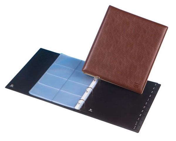 TARJETERO GRAFOPLAS A4 310X267X47 MM. DE 20 FUNDAS MARRON (03726041) TARJETERO GRAFOPLAS A4 310X267X47 MM. DE 20 FUNDAS MARRON (03726041)