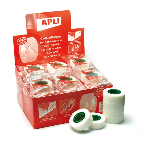 CINTA ADHESIVA INVISIBLE 33 M. X 19 MM. APLI 12533 CINTA ADHESIVA INVISIBLE 33 M. X 19 MM. APLI 12533