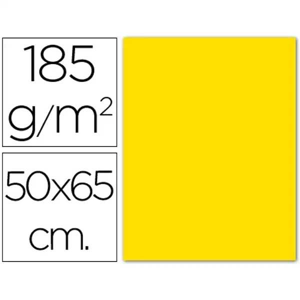 CARTULINA 50X65 185G IRIS CANSON AMARILLO GUALDA 12669 CARTULINA 50X65 185G IRIS CANSON AMARILLO GUALDA 12669