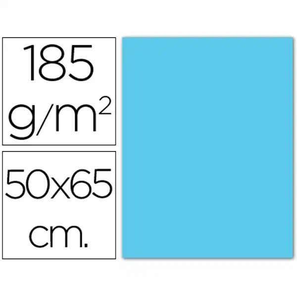 CARTULINA 50X65 185G IRIS CANSON AZUL CIELO 12673 C200040232 CARTULINA 50X65 185G IRIS CANSON AZUL CIELO 12673 C200040232